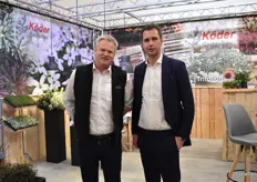 Johannes Köder and Sven Colbecher of Köder Gartenbau, German producer of young plants. “The Profi in coloured leaves plants for autumn.”